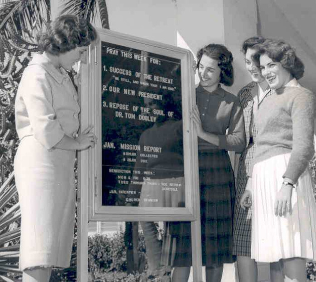 Sodality of the Blessed Virgin Mary council officers 1961-1962